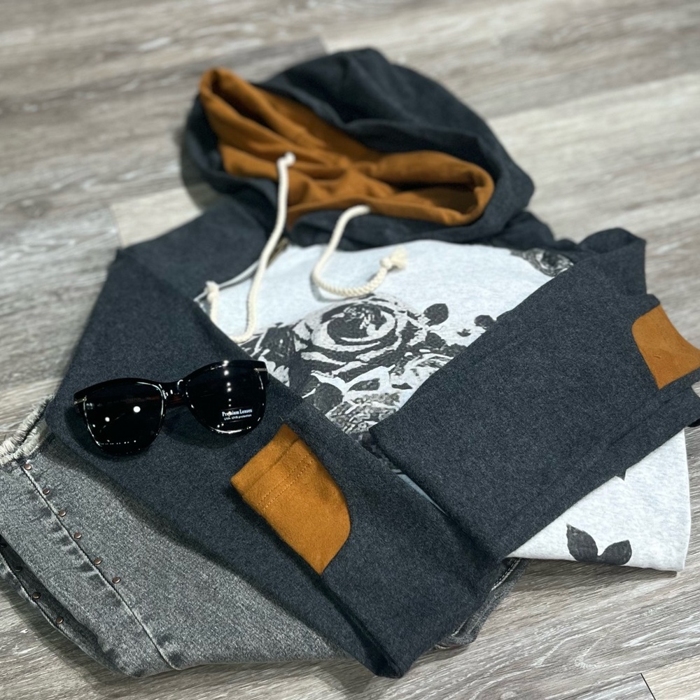 Ampersand Ave Rose Hoodie